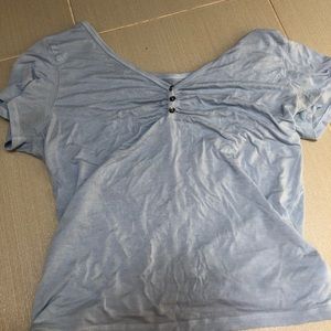 baby blue top
